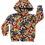 Felpa zip bimbo Supermini Felpa Full Zip con Cappuccio Super Mario - Mousse Kids Super Mario