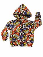 Felpa zip bimbo Supermini Felpa Full Zip con Cappuccio Super Mario - Mousse Kids Super Mario