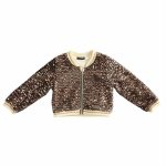 FELPA ZIPPATA PAILLETTES SARABANDA - Felpa zippata ricamata di paillettes.