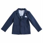 GIACCA BIMBO FELPA SARABANDA - Giacca bambino in felpa elasticizzata con pochette.