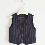 GILET SARABANDA - Gilet rigato in tessuto stretch.
