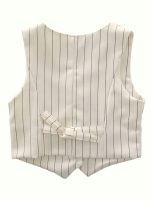 Gilet ragazza Gilet Maschile Color Fiordilatte Lù-Lù - Stile Sporty Chic Made in Italy