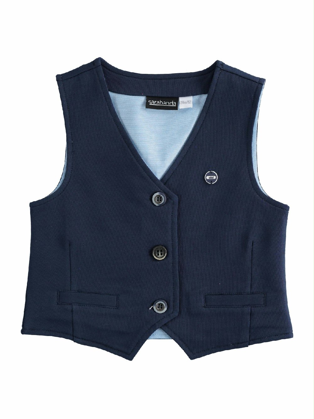 GILET TESSUTO TINTA UNITA 0.4171 00 GILET TESSUTO TINTA UNITA SARABANDA - Gilet in tessuto a tinta unita.