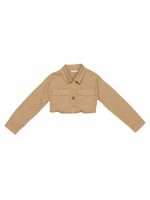 Giubbino ragazza Giubbino Corto Lù-Lù - Giacca Stile Casual Chic per Ragazze alla Moda Made in Italy