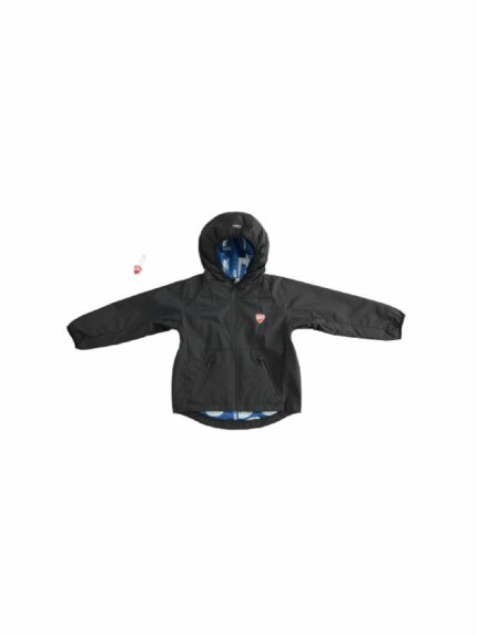 GIUBBOTTO DUCATI TESSUTOTERMICO SARABANDA - Giubbotto DUCATI con cappuccio in tessuto termico, allacciatura zippata, logo posteriore verticale.