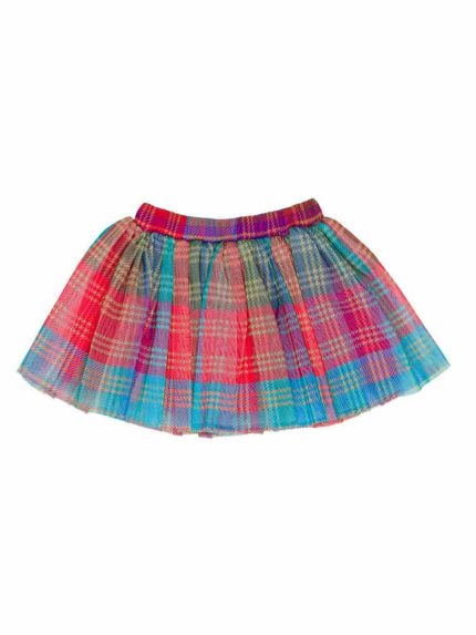 Gonna bimba Gonna in tulle multicolor con comoda cintura elastica. Made in Italy