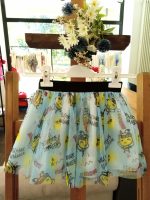 Gonna tulle Ape Gonna Bambina in Tulle con Stampa Ape - Mousse Kids Made in Italy Mousse Bambina Primavera/Estate