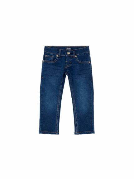 Jeans bimbo Jeans cinque tasche bimbo in denim stretch con vita regolabile