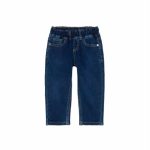 Jeans cintura elastica bimbo Jeans cinque tasche bimbo in denim stretch con vita elastica