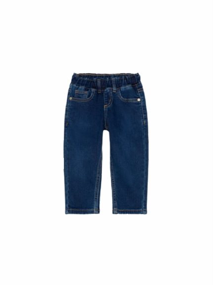 Jeans cintura elastica bimbo Jeans cinque tasche bimbo in denim stretch con vita elastica
