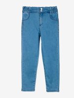 Jeans regular fit Jeans con elastico in vita e quattro tasche. Si allaccia sul davanti con due semplici bottoni e una chiusura con zip. Vestibilità regolare.