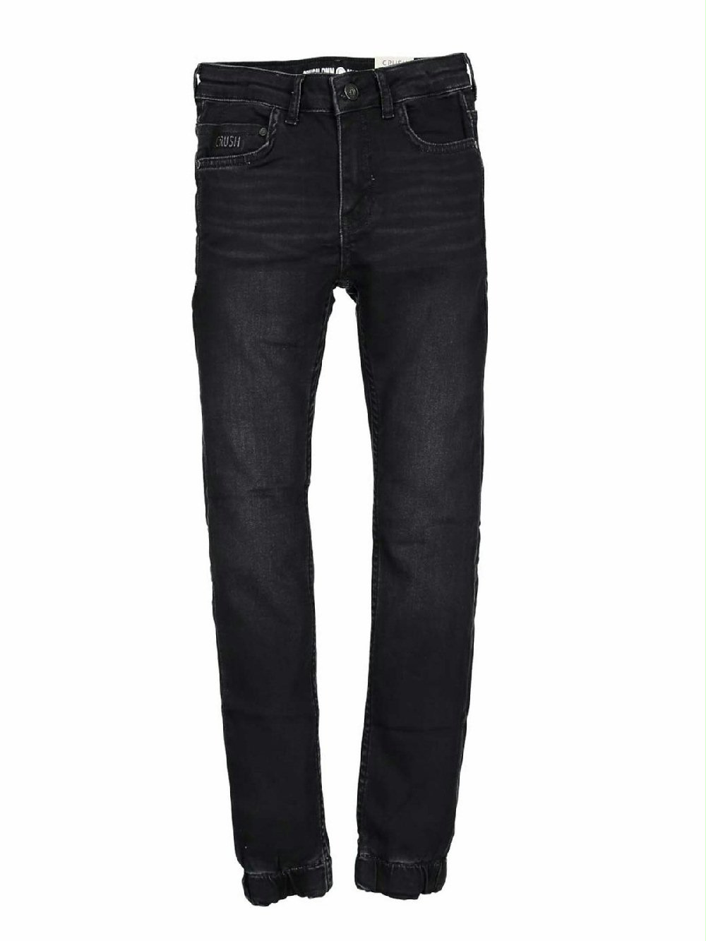 JOG JEANS DARTER 31810104 00 JOG JEANS DARTER CRUSH DENIM - Jog jeans in cotone elasticizzato, elastico interno. Taglie da 4 a 16 anni nei colori denim scuro e nero.