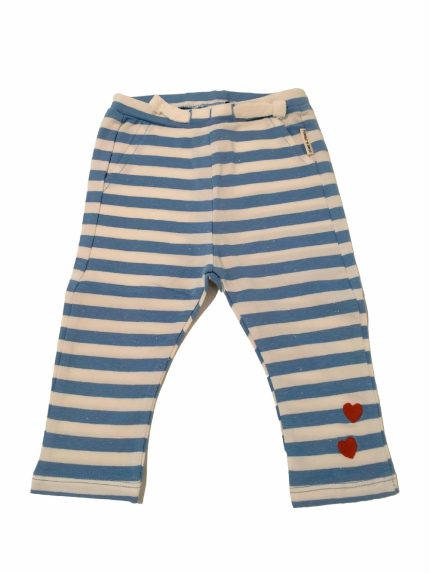 LEGGINGS BABY PETIA Leggings in cotone, fantasia rigata.