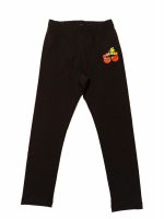Leggings bimba Leojoy Leggings Bambina con Stampa Logo Ciliegie - Mousse Kids Made in Italy Mousse Bambina Primavera/Estate