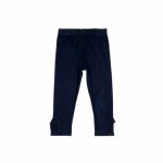 Leggings bimba Leggings bambina in jersey stretch con volant e vita elasticizzata