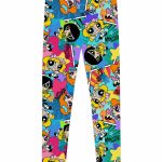 Leggings bimba Superstars Leggings Bambina in Jersey Stretch - Stampa Superstars - Comodi e Pratici - Mousse Kids Superstars Mousse bambina AI24