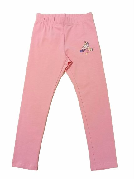 Leggings bimba Unicorno Leggings Bambina Cotone Stretch con Stampa Unicorno - Mousse Kids Made in Italy Mousse Bambina Primavera/Estate