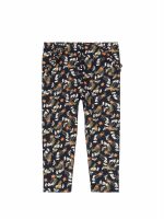 Leggings fantasia bimba Leggings bambina con fantasia all over e rouches sulle tasche | Ativo