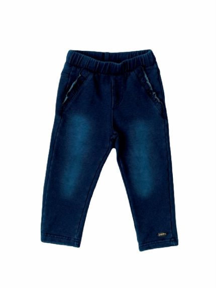 LEGGINGS JEANS ATIVO KIDS - Leggings baby in denim. Taglie 6/36 mesi.