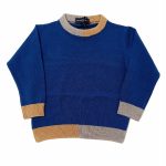 Maglia girocollo Maglia girocollo con collo, polsini e fondo color block. Adatta a look eleganti e portivi. Easy Chic Baby