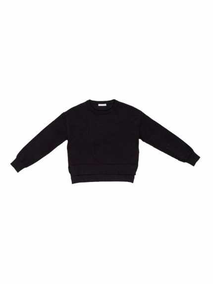 Maglia ragazza Maglia girocollo con retro leggermente più lungo.