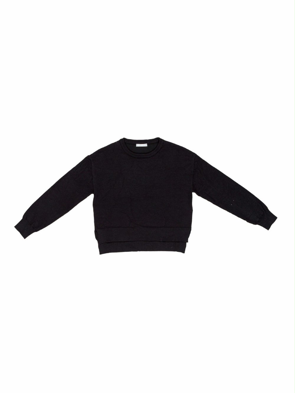 Maglia ragazza LL0743_23AI 00 Maglia ragazza Maglia girocollo con retro leggermente più lungo.