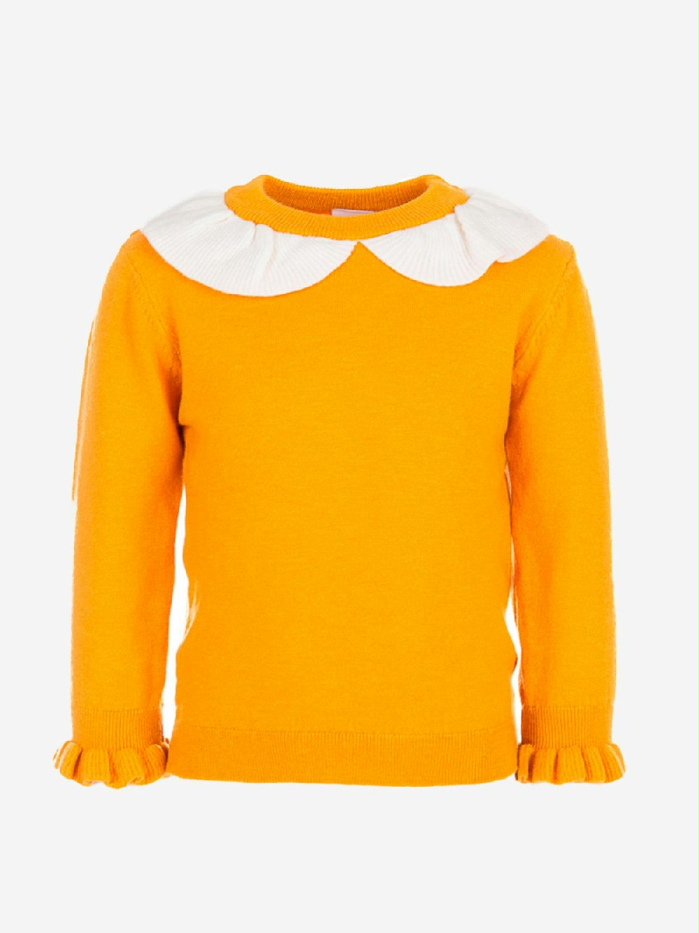 Maglia tricot Autumn XH0726 00 Maglia tricot Autumn Maglia tricot misto lana con fondo maniche arricciato, grazioso colletto a contrasto.