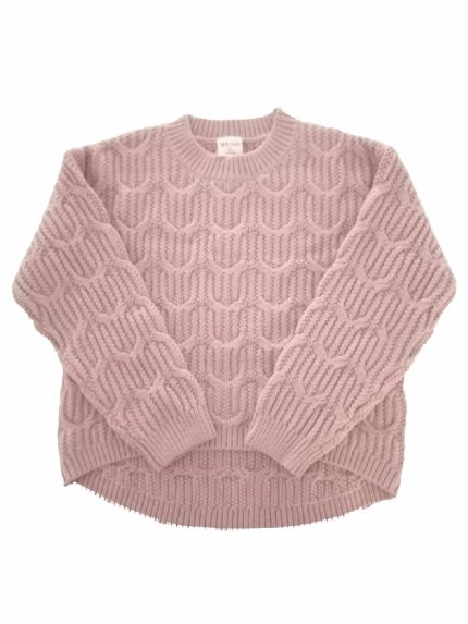 Maglia tricot Renascence Maglia tricot lavorata, posteriore leggermente più lungo.