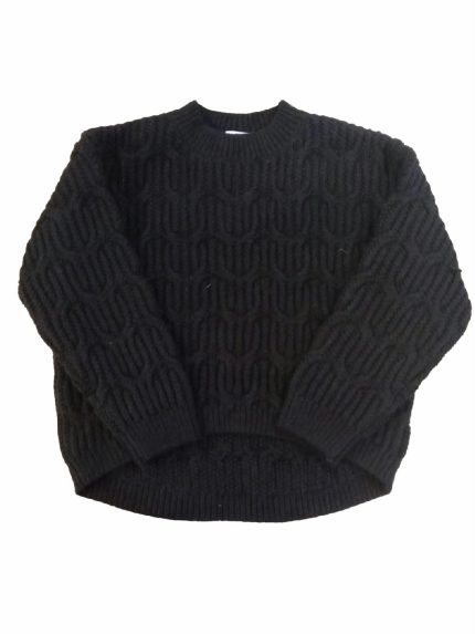 Maglia tricot Renascence Maglia tricot lavorata, posteriore leggermente più lungo.