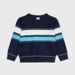 Maglione tricot bimbo Maglione tricot in morbida viscosa Ativo Kids 6-36 mesi Back to School
