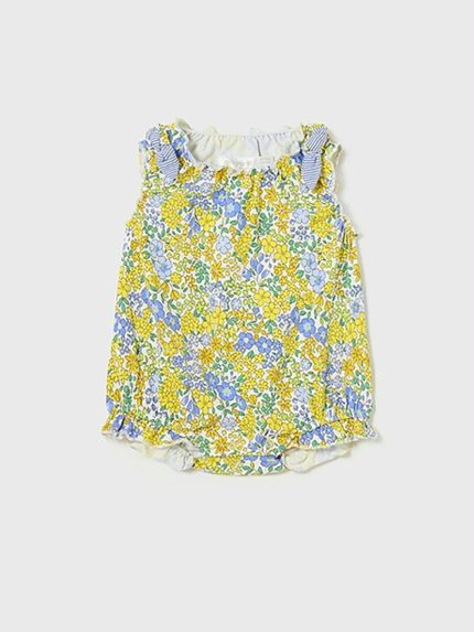 Pagliaccetto neonata Pagliaccetto Neonata Mayoral New Born – Jersey Stretch con Fiocchetti