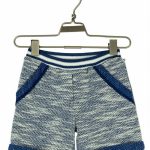 PANTALONCINI IN FELPA FIAMMATA MAPERÒ - Pantaloncini baby, 100% cotone fiammato, con cintura elastica.
