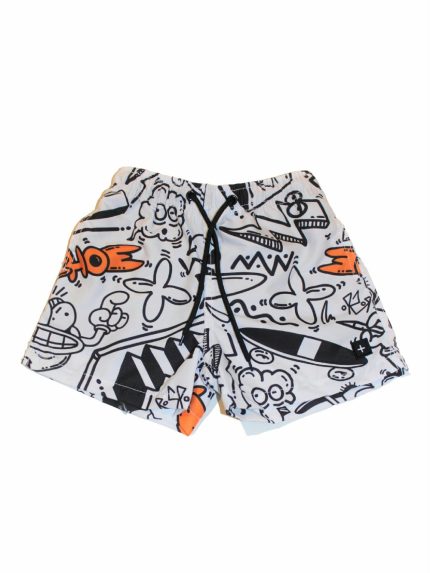Pantaloncini mare fantasia Pantaloncino mare stampa fantasia all over.