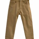 PANTALONE COTONE REGOLARE ATIVO KIDS - Pantaloni in cotone, taglio regolare, modello cinque tasche. Colori blu e beige. Ultime Taglie