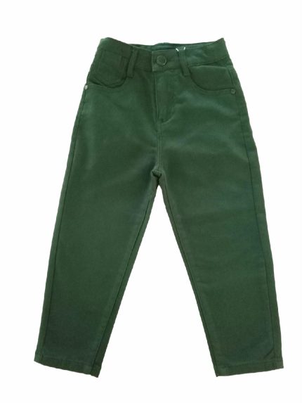 Pantaloni bambina Essence of Nature Pantaloni per bambina in cotone elasticizzato, modello cinque tasche.