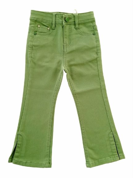 Pantaloni bootcut Essence of Nature Pantaloni in tessuto di cotone elasticizzato, modello cinque tasche leggermente bootcut con spacchetto al fondo gamba, elastico interno per una comoda vestibilità.