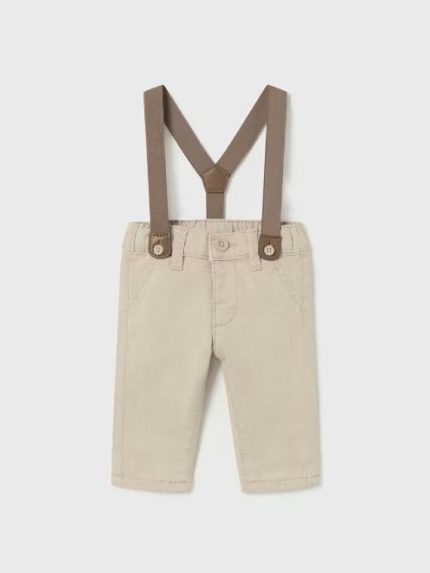 Pantaloni con bretelle neonato Pantaloni Neonato in Cotone con Bretelle - Comodi e Fashion - Mayoral