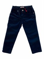 PANTALONI COTONE REGOLARI OVER-D: Pantalone in cotone, taglio diritto modello 5 tasche, elastico interno. Taglie 4/16 anni.