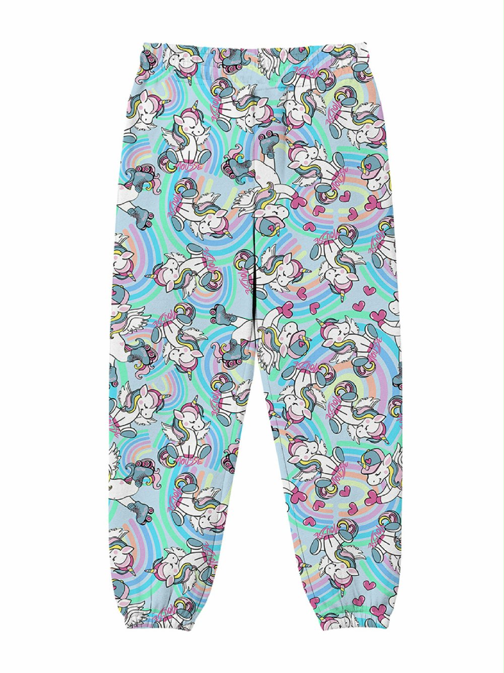 Pantaloni cozy bimba Unicorno HKPC361 Mousse bambina AI24 Unicorno 00 Pantaloni cozy bimba Unicorno Pantaloni in Felpa Bambina con Stampa Unicorno - Mousse Kids - 100% Cotone Made in Italy Mousse bambina AI24 Unicorno