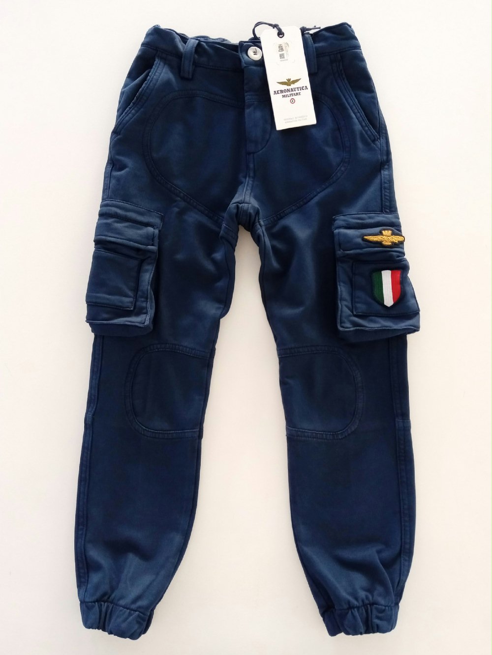 Pantaloni felpa AM Whisky 241PF943J 00 Pantaloni felpa AM Whisky Pantalone Cargo Aeronautica Militare - Confort e Stile per i Giovani Piloti
