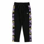 Pantaloni felpa bambina Pantaloni in felpa con cintura elastica e coulisse, banda laterale fantasia, peso invernale.