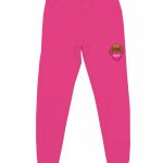 Pantaloni felpa bimba Arthur Pantaloni Jogging Bambina in Cotone con Stampa Barboncino - Look Sportivo Made in Italy Mousse bambina AI24 Arthur