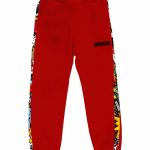 Pantaloni felpa bimbo Superfriends Pantalone Bambino in Cotone con Banda Laterale Superfriends e Tasche - Made in Italy