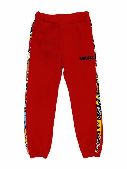 Pantaloni felpa bimbo Superfriends Pantalone Bambino in Cotone con Banda Laterale Superfriends e Tasche - Made in Italy