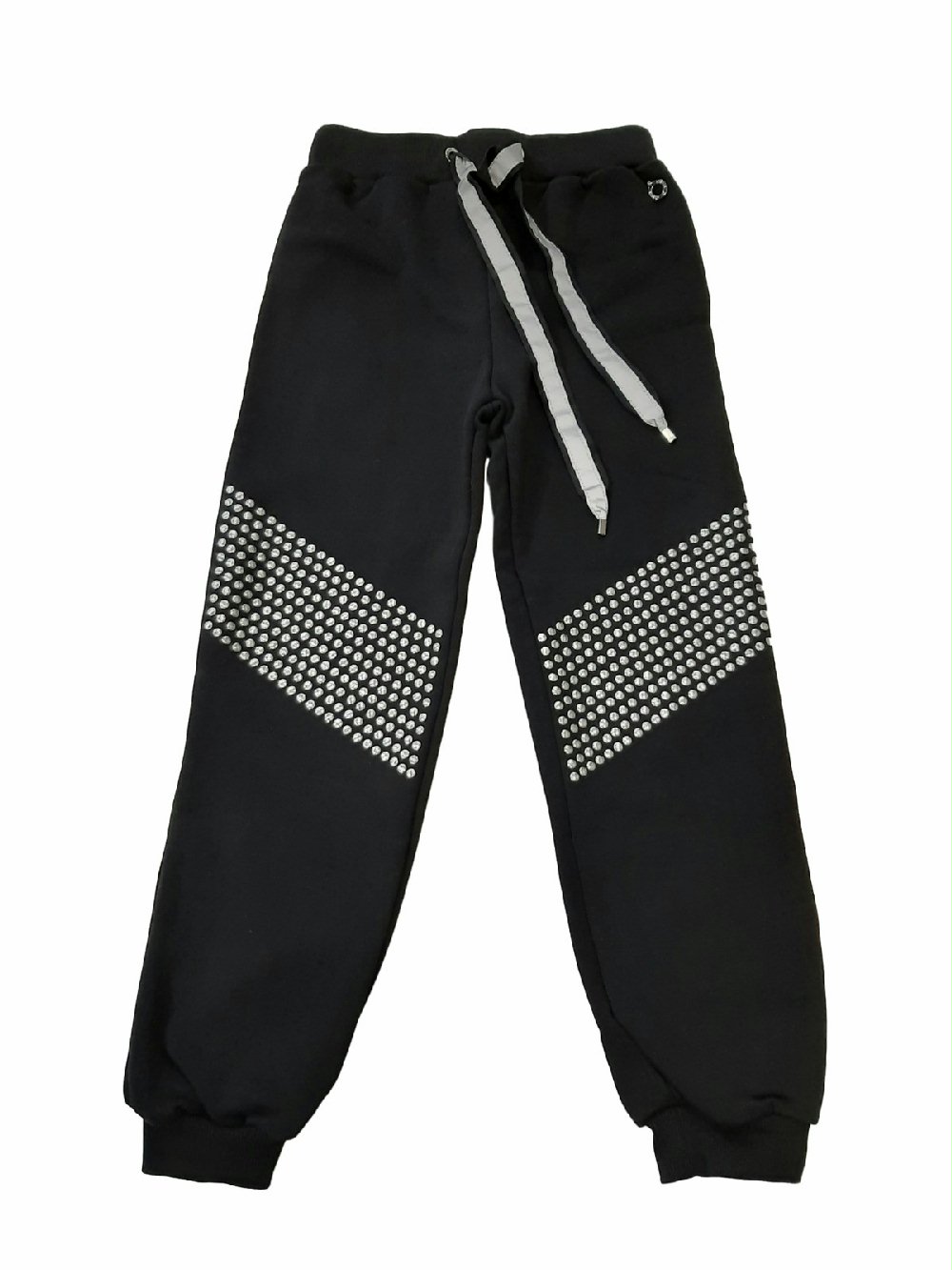 PANTALONI FELPA CISER RGA2007033001 00 PANTALONI FELPA CISER RELISH - Pantaloni in felpa con coulisse, decorazione borchiette, elastico al fondo.