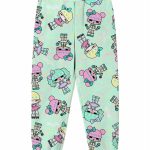 Pantaloni felpa cozy Doll Pantaloni in Felpa Bambina - Comodi e Stilosi con Stampa Bambole - Mousse Kids Mousse Bambina Primavera/Estate Doll
