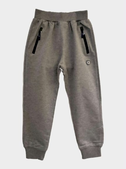 PANTALONI FELPA ATIVO KIDS - Pantaloni in felpa - 100% cotone - con cintura elastica e coulisse (dalla taglia 8A), tasche zippate, polsi elastici al fondo, tasca posteriore.