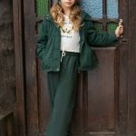 Pantaloni ragazza con coulisse Ativo Kids Junior - pantalone in tessuto invernale con coulisse e gamba diritta, bambina/ragazza 6/14 anni Back to School