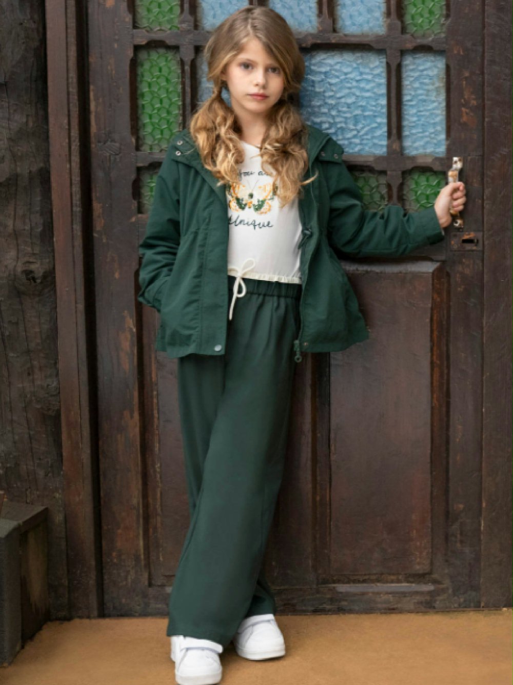 Pantaloni  ragazza con coulisse