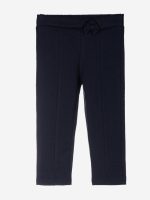 Pantaloni Retro Summer Pantalone in felpa, peso primaverile, con vita elasticizzata. Dettaglio fiocco ed effetto piegato in vita, decoro in paillettes sul retro.